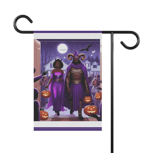 Sagittarius Halloween (3) Garden & House Banner