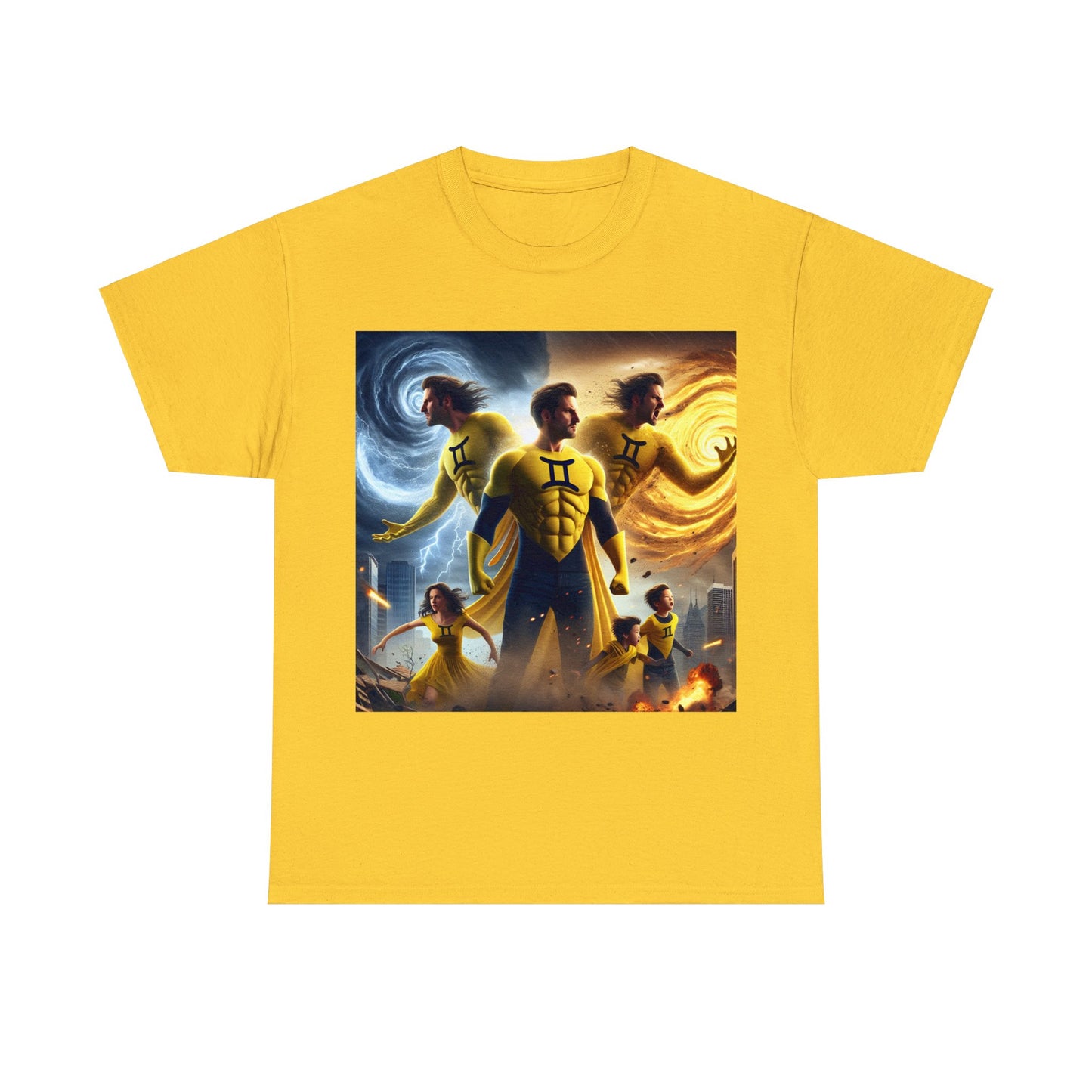 Gemini Father's Day (7) Unisex Heavy Cotton Tee