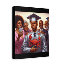 Load image into Gallery viewer, Graduation Celebration Canvas Art, Family Portrait, Graduation Gift, Wall Decor, Home Decoration, College Graduation
