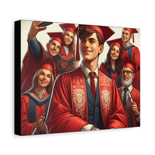 Load image into Gallery viewer, Personalized Graduation Canvas Print, Customizable College Art, Wall Decor for Graduates, Celebration Gift, Graduation Party Decor
