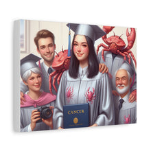Load image into Gallery viewer, Cancer Zodiac Graduation Canvas Art, Personalized Gift for Graduates, Unique Home Decor, Wall Art, Graduation Gift Idea
