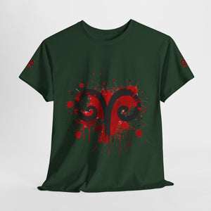 Edgy Aries Graphic Tee, Astrology Shirt, Perfect Gift for Zodiac Lovers, Unisex Cotton Top, Stylish Casual Wear