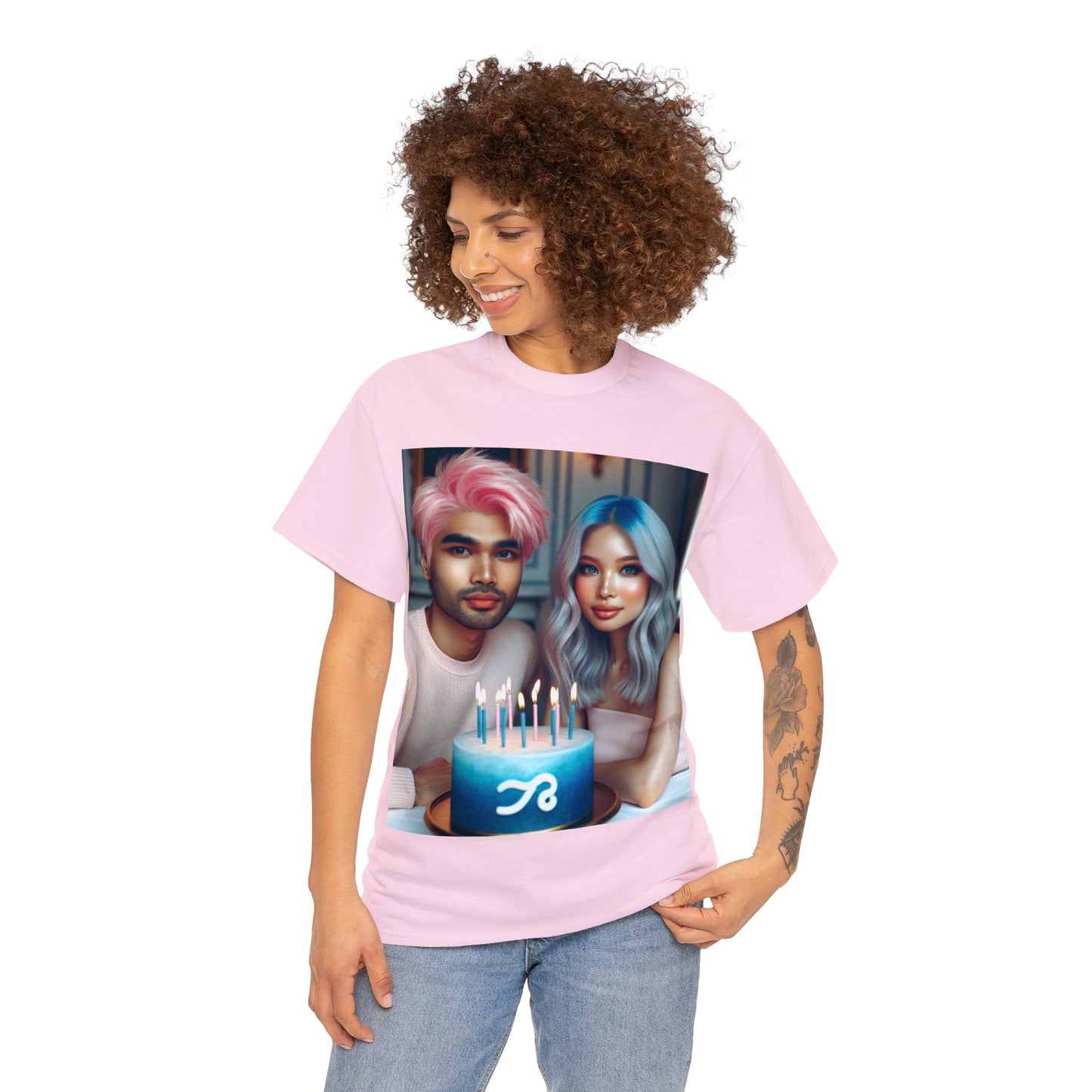 Libra Birthday (3) Unisex Heavy Cotton Tee