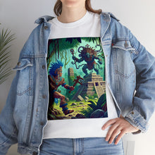 Load image into Gallery viewer, Aquarius Aztec (2) Unisex Heavy Cotton Tee
