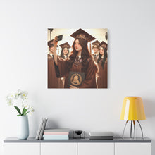 Load image into Gallery viewer, Graduation Canvas Print, Inspirational Wall Art for Graduates, Home Decor, Gift for Her, College Graduation, Motivational Decor
