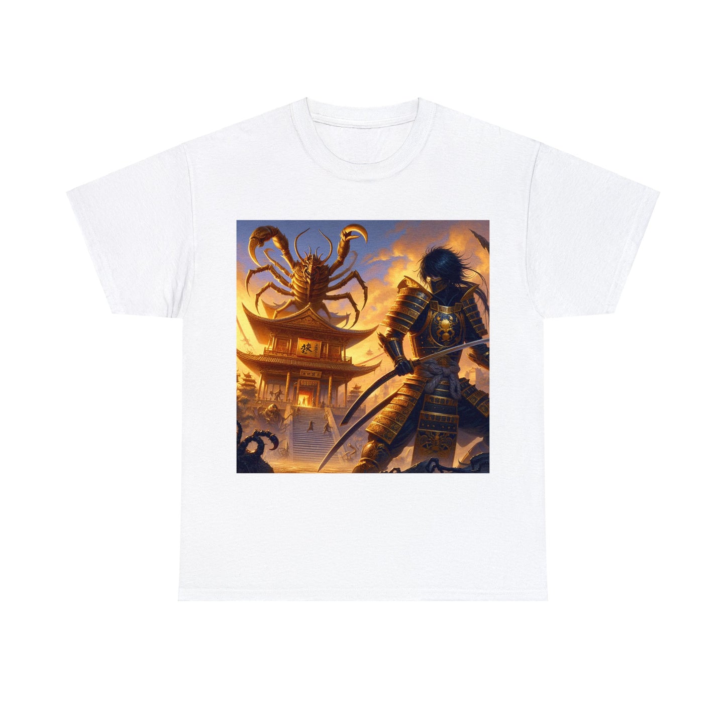 Samurai Scorpio (4) Unisex Heavy Cotton Tee