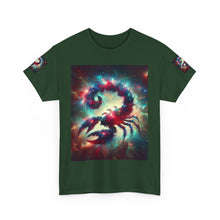 Load image into Gallery viewer, Cosmic Scorpion Tee | Unisex Heavy Cotton Tee | Astrowar Graphic Tees | Space Lover Apparel | Unique Astrology Shirt | Gift for Star [...]
