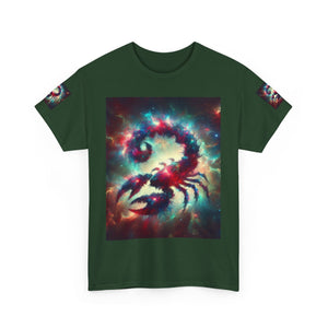 Cosmic Scorpion Tee | Unisex Heavy Cotton Tee | Astrowar Graphic Tees | Space Lover Apparel | Unique Astrology Shirt | Gift for Star [...]