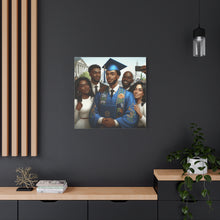 Load image into Gallery viewer, Graduation Celebration Canvas Wall Art, Personalized Gift, Home Décor, Graduation Keepsake, Unique Family Portrait
