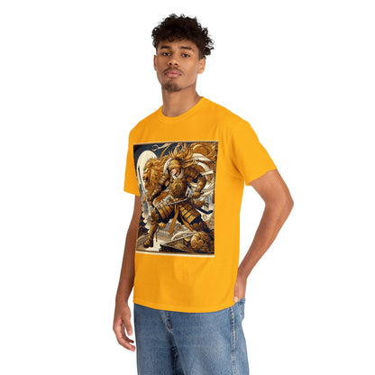 Samurai Leo (1) Unisex Heavy Cotton Tee