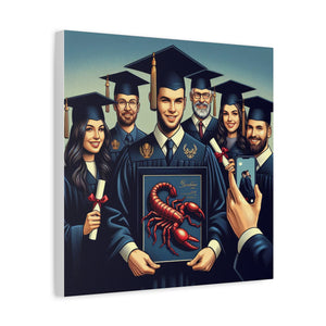 Graduation Canvas Wall Art, Perfect Gift for Graduates, Customizable Graduation Gift, College Decor, Graduation Celebration Decor