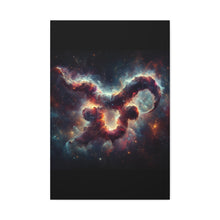 Load image into Gallery viewer, Celestial Taurus Canvas Print, Astrological Wall Art, Zodiac Decor, Horoscope Gift, Unique Home Decoration
