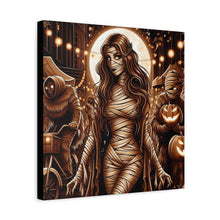Load image into Gallery viewer, Canvas Wall Art: Halloween Virgo Astrology Mummy

