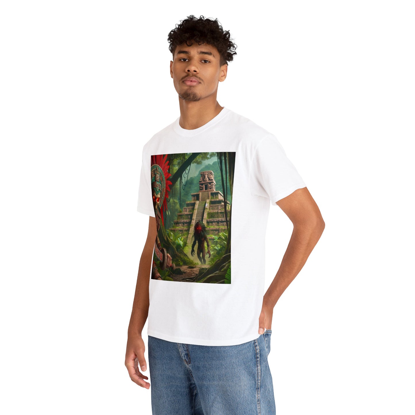 Aries Aztec (2) Unisex Heavy Cotton Tee