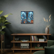 Load image into Gallery viewer, Aquarius Halloween Canvas Wall Art, Spooky Decor, Unique Gift, Home Decoration, Witch Theme Art, Perfect for Fall, Mysterious Vibe
