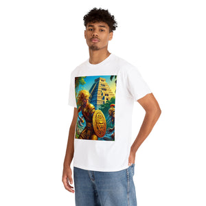 Leo Aztec (F4) Unisex Heavy Cotton Tee