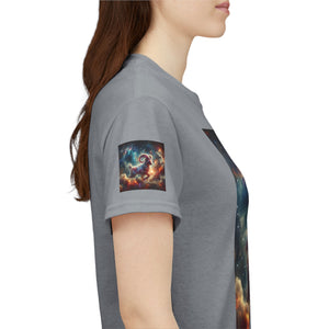Aries Celestial Astrology Tee - Unisex Short Sleeve Shirt, Cosmic T-Shirt, Horoscope Apparel, Astrology Gift, Zodiac Wear