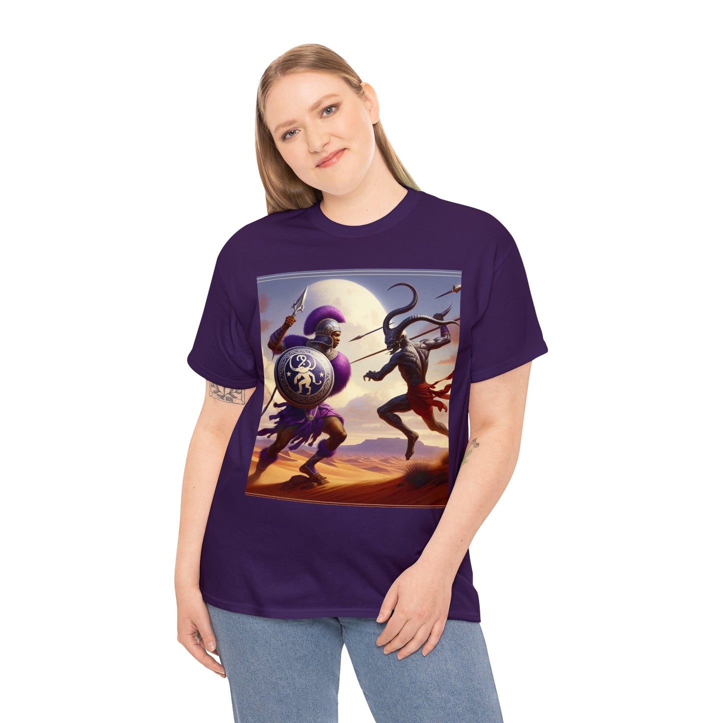 Sagittarius Zulu (4) Unisex Heavy Cotton Tee