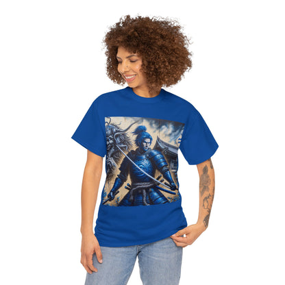 Samurai Aquarius (1) Unisex Heavy Cotton Tee