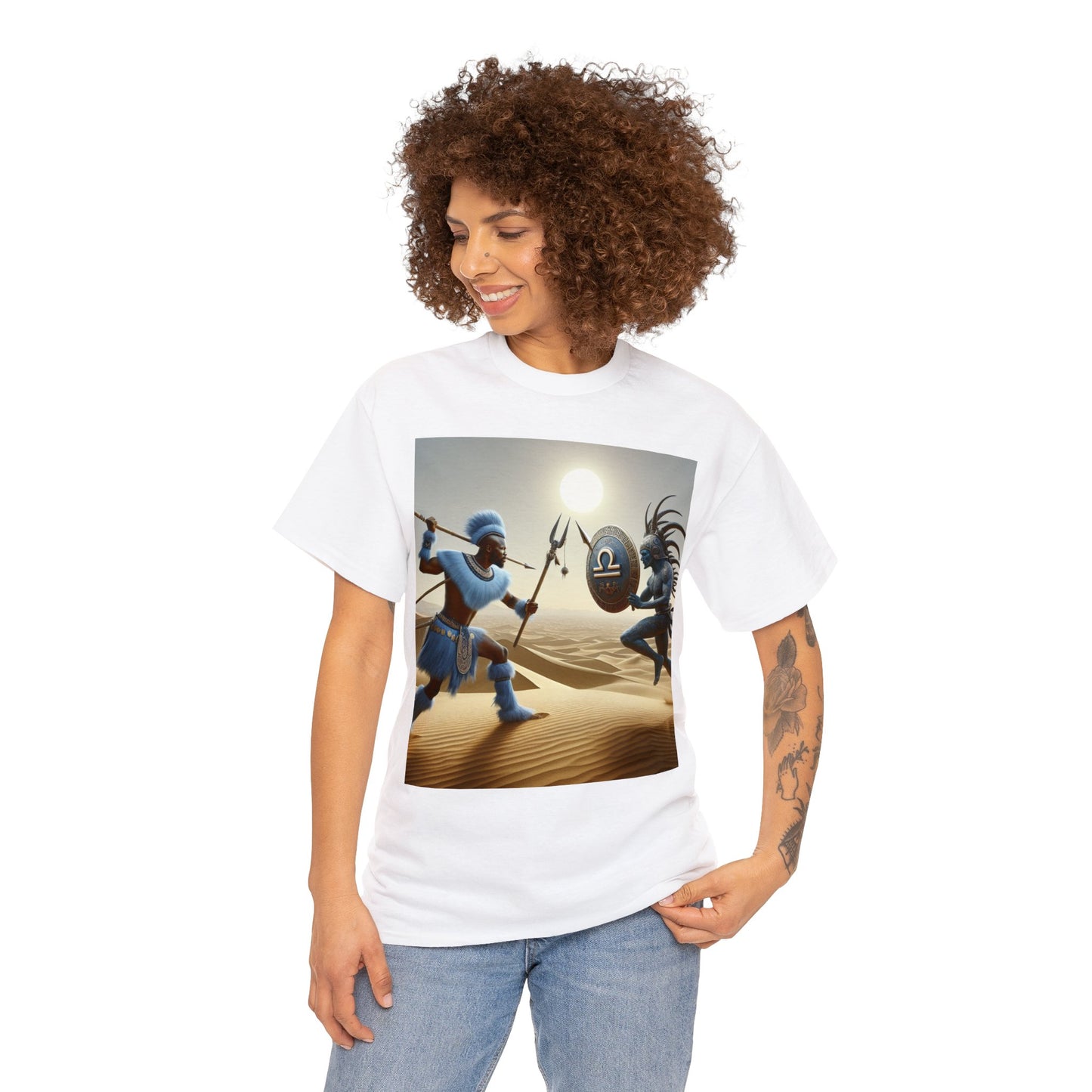 Libra Zulu (7) Unisex Heavy Cotton Tee