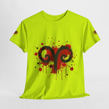 Load image into Gallery viewer, Edgy Aries Graphic Tee, Astrology Shirt, Perfect Gift for Zodiac Lovers, Unisex Cotton Top, Stylish Casual Wear
