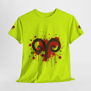 Edgy Aries Graphic Tee, Astrology Shirt, Perfect Gift for Zodiac Lovers, Unisex Cotton Top, Stylish Casual Wear