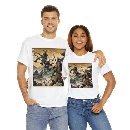 Samurai Capricorn (2) Unisex Heavy Cotton Tee