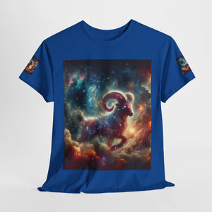 Aries Celestial Astrology Tee - Unisex Short Sleeve Shirt, Cosmic T-Shirt, Horoscope Apparel, Astrology Gift, Zodiac Wear