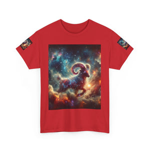 Aries Celestial Astrology Tee - Unisex Short Sleeve Shirt, Cosmic T-Shirt, Horoscope Apparel, Astrology Gift, Zodiac Wear