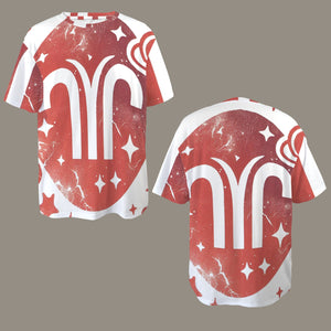 Aries Round Neck Loose T-Shirt