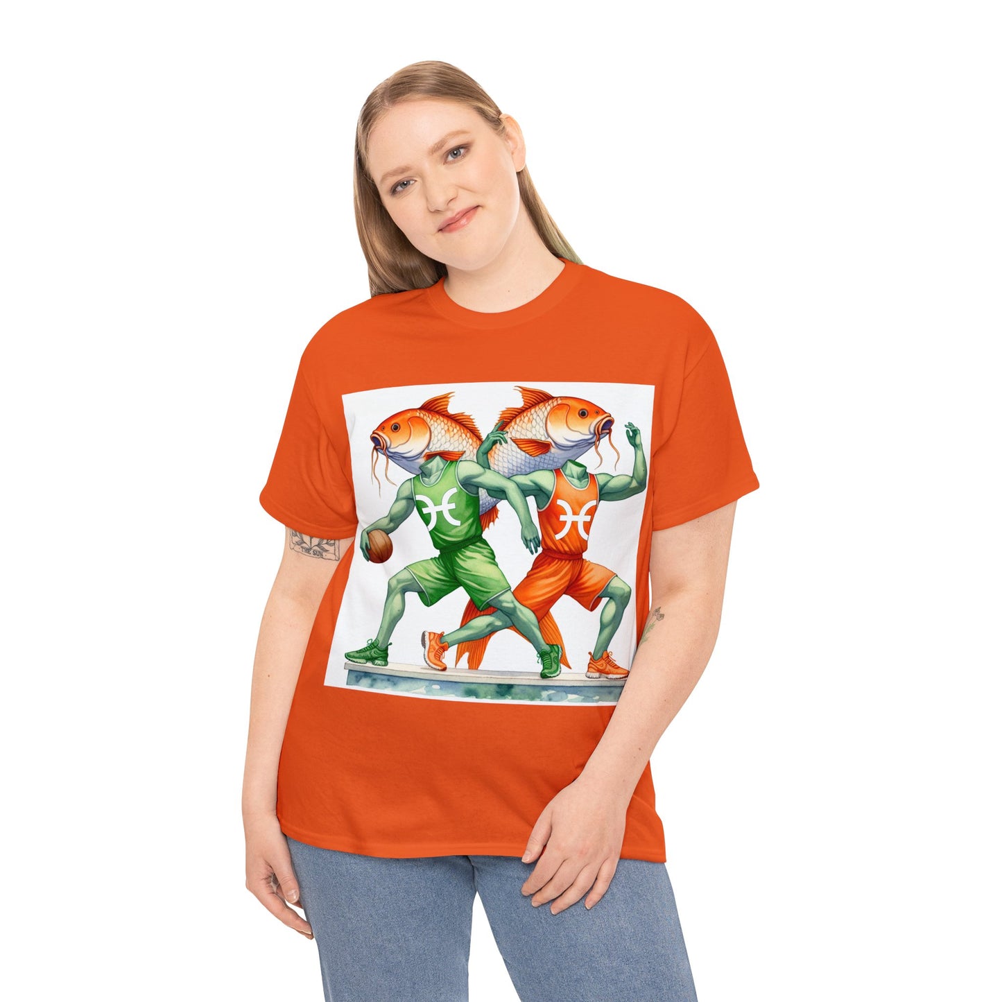 Team Pisces (3) Unisex Heavy Cotton Tee