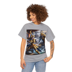 Samurai Cancer (F2) Unisex Heavy Cotton Tee