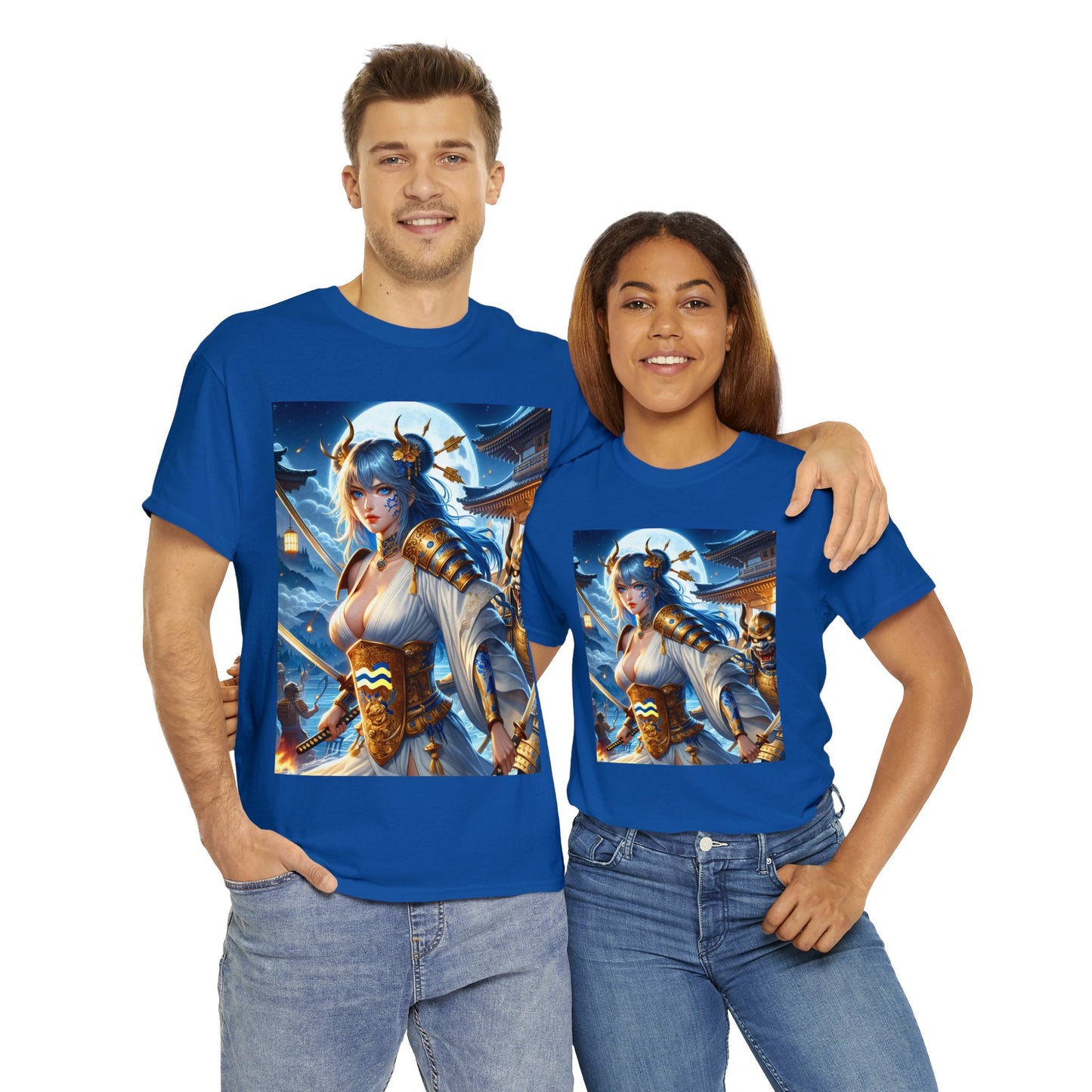 Samurai Aquarius (F4) Unisex Heavy Cotton Tee