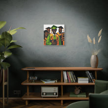 Load image into Gallery viewer, Graduation Canvas Print, Celebratory Artwork for Graduates, Stylish Home Decor, Gift for Graduates, Unique Wall Art
