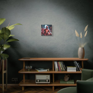 Retro Horror Art Canvas Print, Mummy Wall Art, Spooky Home Decor, Halloween Gift, Dark Aesthetic