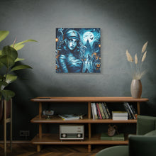 Load image into Gallery viewer, Mystical Mummy Canvas Art | Gothic Home Decor, Halloween Wall Art, Witchy Gift, Unique Art Print, Spooky Vibes, Mummy Themed Decor

