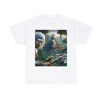 Cancer Aztec (3) Unisex Heavy Cotton Tee