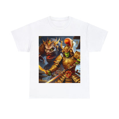 Samurai Pisces (2) Unisex Heavy Cotton Tee