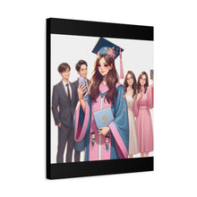 Load image into Gallery viewer, Custom Graduation Canvas Art, Celebration Decor, Gift for Graduates, Wall Art for Achievements, High School or College Graduation
