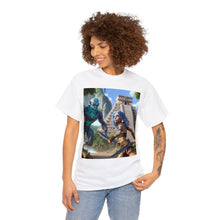 Load image into Gallery viewer, Aquarius Aztec (F3) Unisex Heavy Cotton Tee
