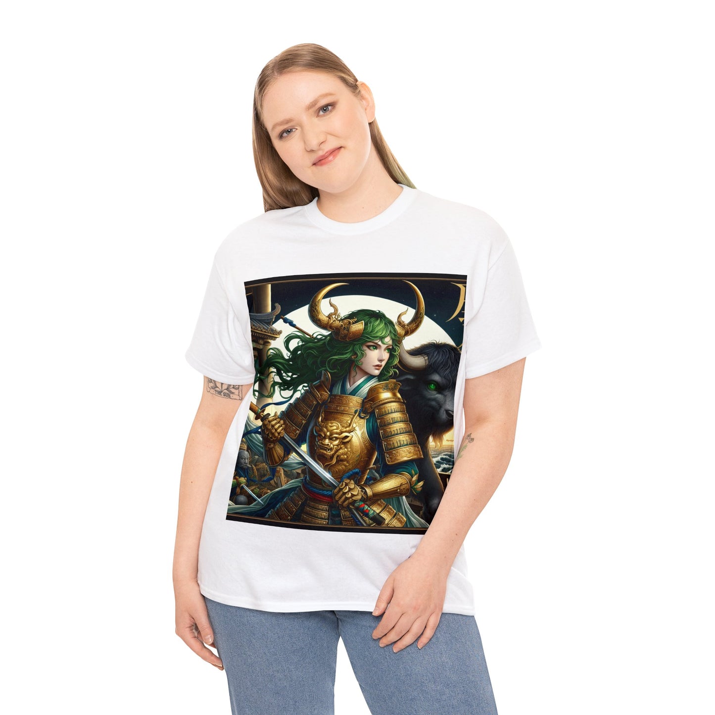 Samurai Taurus (F1) Unisex Heavy Cotton Tee