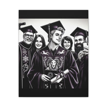 Load image into Gallery viewer, Graduation Canvas Wall Art, Matte Canvas Print for Celebrations, Unique Gift for Graduates, Custom Decor, Memorable Keepsake
