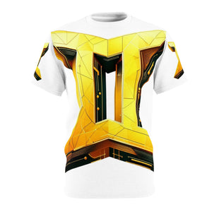 Angled Sharp Edges Unisex Gemini T-Shirt (2)