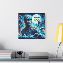 Load image into Gallery viewer, Mummy-Themed Canvas Art, Perfect for Halloween and Spooky Decor, Unique Home Wall Art, Great Gift for Horror Lovers, Halloween Decor
