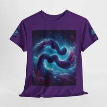 Load image into Gallery viewer, Aquarius Galaxy Themed Unisex Heavy Cotton Tee, Cosmic T-Shirt, Sci-Fi Apparel, Unique Space Graphic Tee, Gifts for Star Wars Lovers, Trendy [...]
