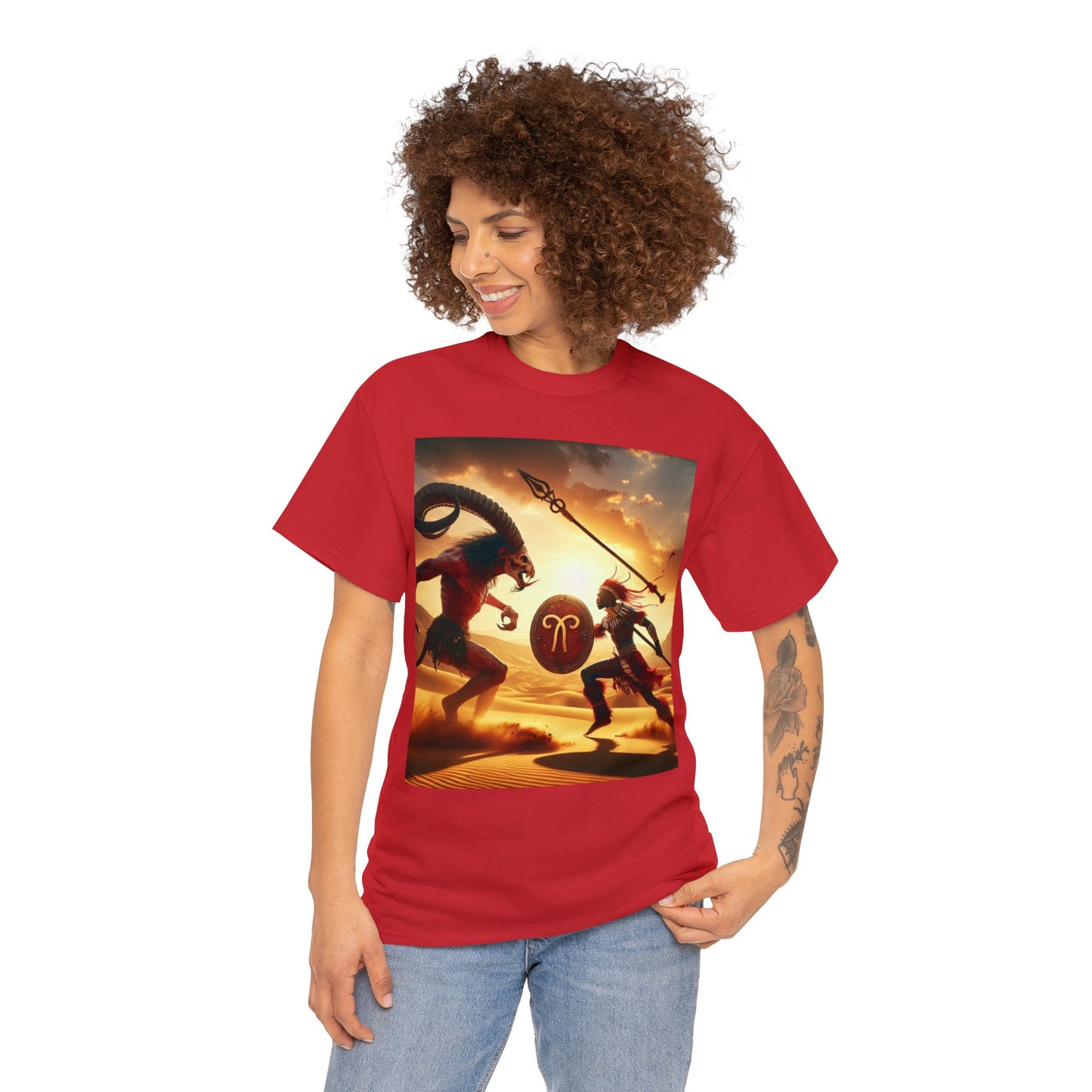 Aries Zulu (2) Unisex Heavy Cotton Tee