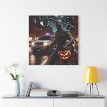 Load image into Gallery viewer, Halloween Canvas Wall Art, Spooky Mummy Decor, Perfect for Fall Home Decoration, Haunted House Vibes, Unique Gift Idea
