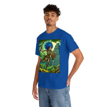 Load image into Gallery viewer, Aquarius Aztec (F2) Unisex Heavy Cotton Tee
