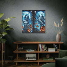 Load image into Gallery viewer, Aquarius Halloween Canvas Wall Art, Spooky Decor, Unique Gift, Home Decoration, Witch Theme Art, Perfect for Fall, Mysterious Vibe
