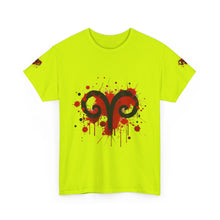 Load image into Gallery viewer, Edgy Aries Graphic Tee, Astrology Shirt, Perfect Gift for Zodiac Lovers, Unisex Cotton Top, Stylish Casual Wear
